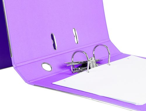 Pasta de arquivo de alavanca liderpapel documenta pvc folio lombada 52 mm lilas , Liderpapel , 79714 , 8423473873544